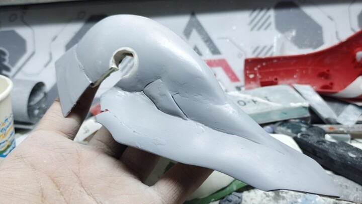 That's right, the guy who made the hand-made model is back! The hand-made Gundam model of Shamburo (