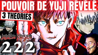 TECHNIQUE DE YUJI EXPLIQUÉE ! 3 THÉORIE ! CATASTROPHIQUE ? GOJO - JUJUTSU KAISEN 222 - REVIEW MANGA