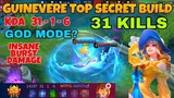GUINEVERE TOP SECRET BUILD AND EMBLEM | GUINEVERE MONTAGE AND GAMEPLAY | GUINEVERE TOP GLOBAL | MLBB