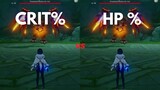 Crit vs HP !! Best Build for F2P Yelan ? [ Genshin Impact ]