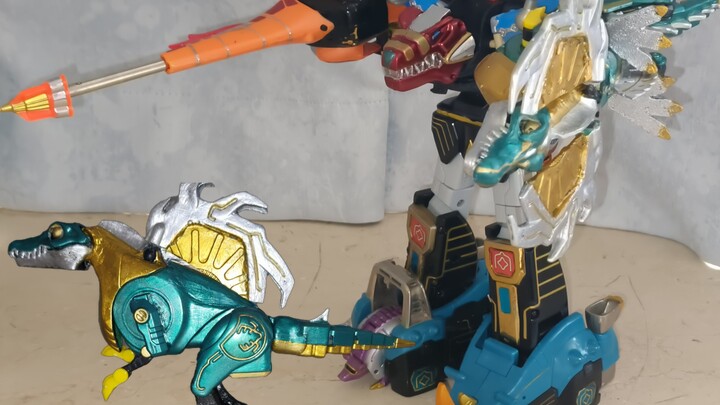 [Toy Sharing] Beast Sentai DX Customized Fangbarking Spinosaurus, Ikaros Zero (3/5)
