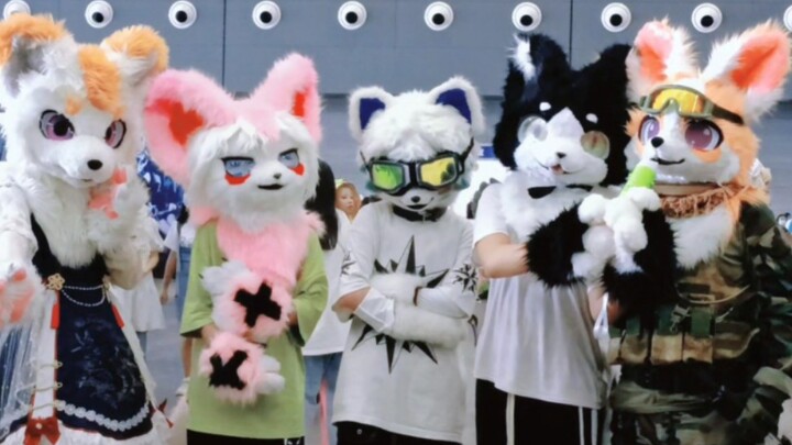 毛茸茸势力入侵漫展！！‖fursuit