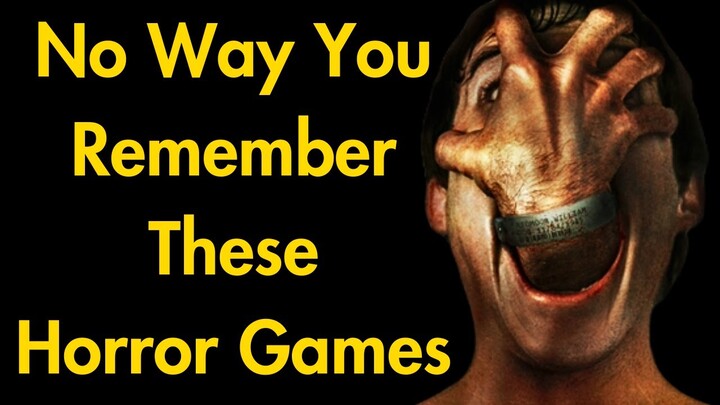 Horror Games No One Remembers