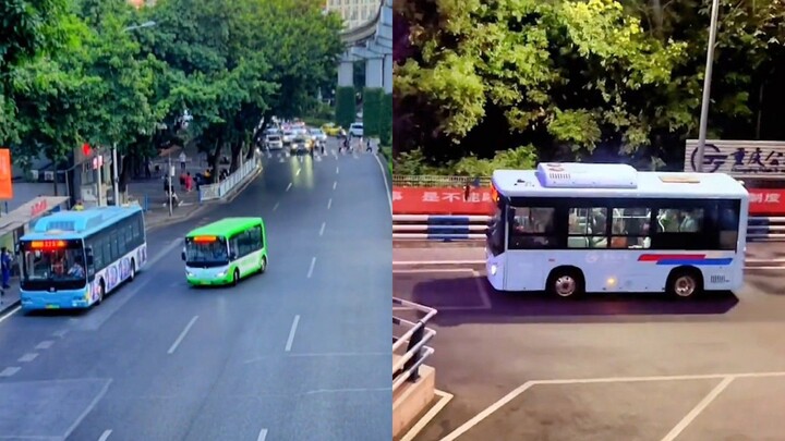Truly a “BabyBus”! Chongqing’s mini buses are adorably clumsy—netizens say, “It’s working before it’
