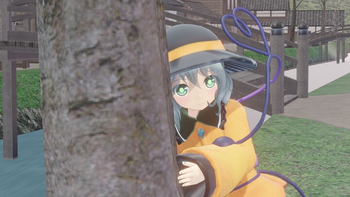 【东方MMD】原来树后躲了一个小石子啊，不知道的还以为......