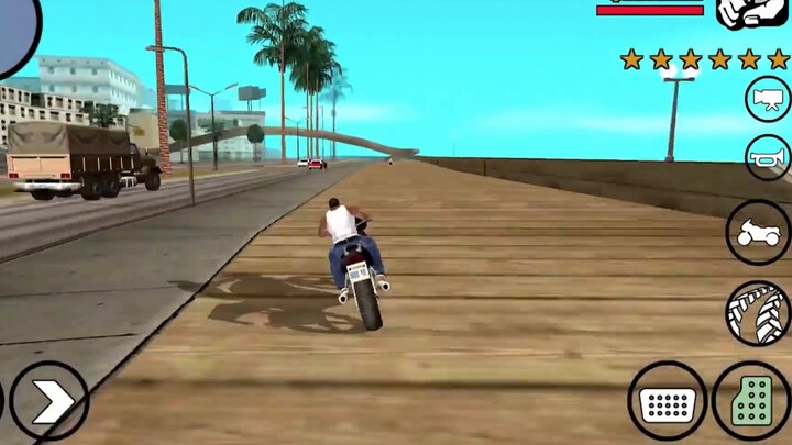Grand Theft Auto: Challenge Six Stars Wanted to run around the map! High difficulty! fun and fun