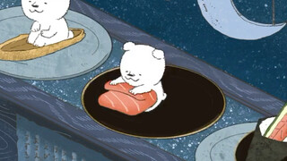 "Saat udara dingin, kamu harus tidur dengan selimut tebal agar sushi bisa ada di dunia ini"