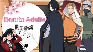 ⁉️Boruto Adults react to Sakura as Yumeko♠️♥️♣️♦️[NarutoxKakegurui crossover]  {🦊🍅🌸📗} (Sasusaku)