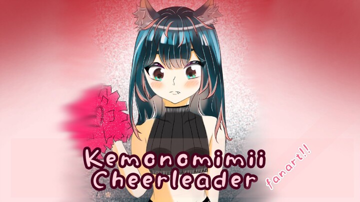 OC-ku adalah Waifuku😍pesona Kemonimimi dalam Cheerleader uniform(>0<；)!!