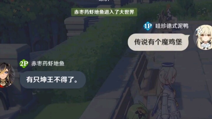 随机找路人对🐔暗号：传说有个魔鸡堡！