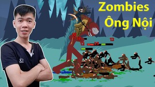 Người Que Đại Chiến Chế Độ Mới #33: Nhân BiBi Triệu Hồi Ông Nội Zombies - Stick War Legacy