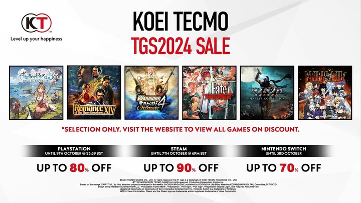 KOEI TECMO TGS2024 Sale