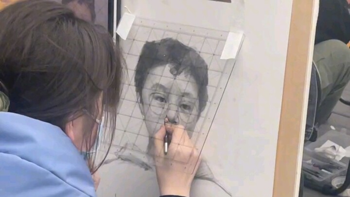 江苏的学生打格子画法，将在中国美术史上留下浓重的一笔！