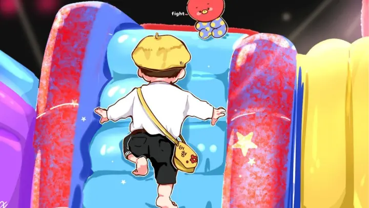 BTS Had Great Fun in the Playground While Singing Anpanman in LA