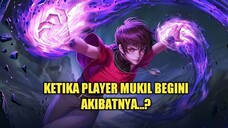 Player bar bar yg ga bisa kontrol begini lah akibatnya..?