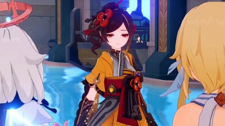 Quả nhiên là nhà thiết kế thời trang nổi tiếng của Inazuma, phong cách ăn mặc đúng là độc đáo!