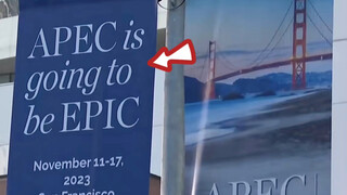 Tại hội nghị thượng đỉnh APEC ở Hoa Kỳ, khẩu hiệu tiếng Anh này trên đường phố đã sáng lên!