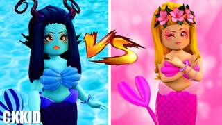 แปลงร่างเป็นนางเงือกนางฟ้า กับนางเงือกวายร้าย ✨  | Roblox Mermaid Life | CKKID