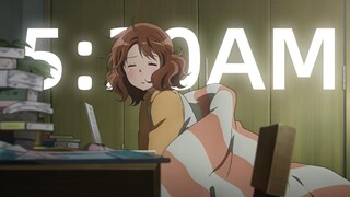⚡ Go to bed at 5:20 and wake up at 13:14 on time!! But Jing blows! ⚡