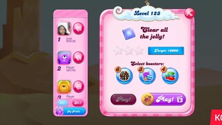 CANDY CRUSH SAGA LEVEL 123 (NEW VERSION)