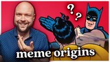 Bonkers origins of superhero memes
