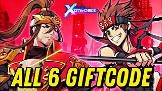 RATE GACHA WANGI PARAH! ALL 6 GIFTCODE & GACHA 80x PANEN 6 HERO CORE - X CITY OF CHAOS