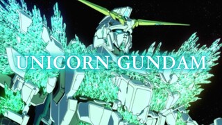 [Gundam UC/Snack/MAD] Mode Kebangkitan Gundam Unicorn Binatang Suci Putih Melambangkan Harapan dan I