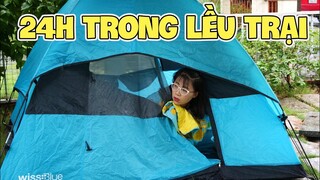 Thử Thách 24 Giờ Trong Lều Trại Dưới Trời Mưa Bão Phần 1