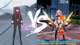 ใครกำลังต่อสู้? "Battle Double" VS "Honkai Impact3" เปรียบเทียบฉากต่อสู้! ! !