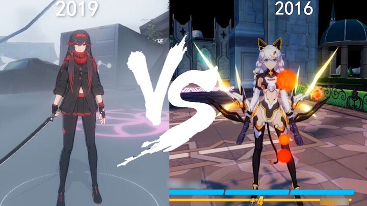 Siapa yang berkelahi? Perbandingan layar pertempuran "Battle Double" VS "Honkai Impact 3"! ! !