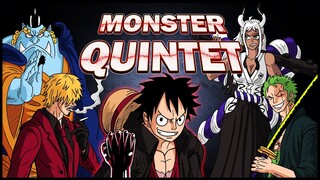 Luffy, Zoro, Sanji, Jinbei & Yamato The Monster Quintet | One Piece Discussion | K.O.L