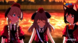 Syuting dari Tokyo MX Luminous Witches Episode 04 - Group Idol Luminous Belum dimulai lagu