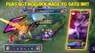 Rotasi Ini Bisa Bikin Midlaner Musuh Mati Langkah?!! Lock Mage Musuh Sampai Feeder! - Mobile Legends