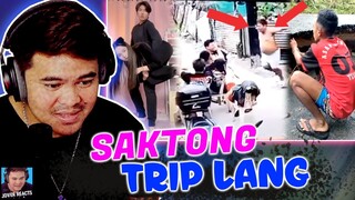 SAKTONG TRIP LANG | FUNNY VIDEOS COMPILATION | Jover Reacts (reaction)