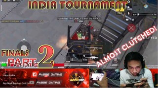 INDIA TOURNEY FINALE | SNIPERU BIARERU | CONQUERED | NRX 420 | CODM GARENA