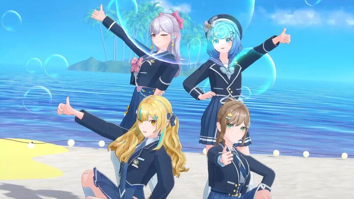 【Thịt viên Tứ Hỷ/ Vũ đạo nhóm 3D】Vũ đạo nhóm lâu ngày không gặp "真夏のSounds good!" (Giọng hát tuyệt v