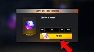 วันประหลาด 😱 0 ทอง 🎁 ฟรี 99 MAGIC CUBE 🔥 FREE FIRE