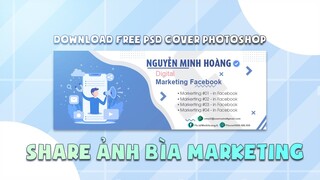✔Share File Chỉnh Sửa Ảnh Bìa Dịch Vụ Marketing Facebook #01 | Free  PSD Photoshop Cover Facebook