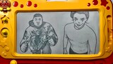 [Stop Motion Animation] 500 bức tranh vẽ tay! Bảng vẽ trẻ em toàn sao! 2