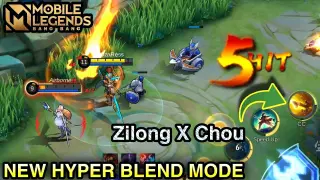 Zilong With Ultimate Chou To Broken, Hyper Blend Mode Gameplay - Mobile Legends Bang Bang