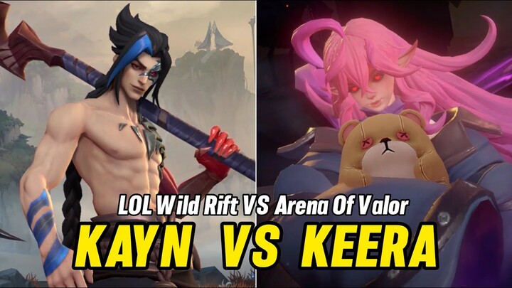Keera AOV VS Kayn LOL Wild Rift - Hero Skill Effect Comparison 2022
