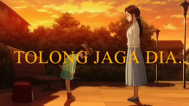 minta restu sama istrinya...