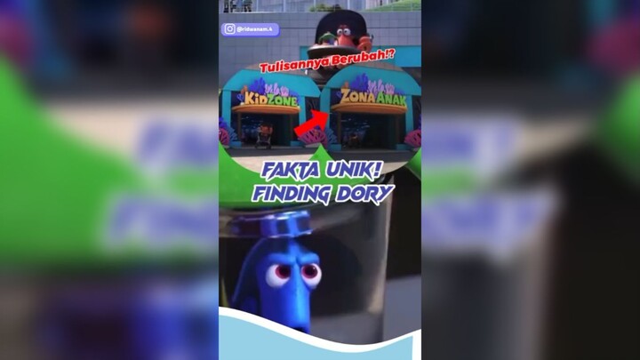 Perbedaan di versi Indonesia dan luar negeri [FAKTA UNIK FINDING DORY]