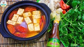 LẨU THÁI CHAY | Cách nấu lẩu chay chua cay ngon hết sẩy | Bếp Của Vợ