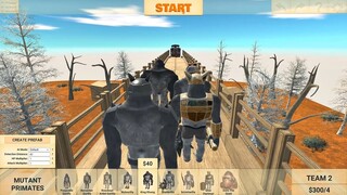 It's Better Not to Stay on The Train Track. Animal Revolt Battle Simulator