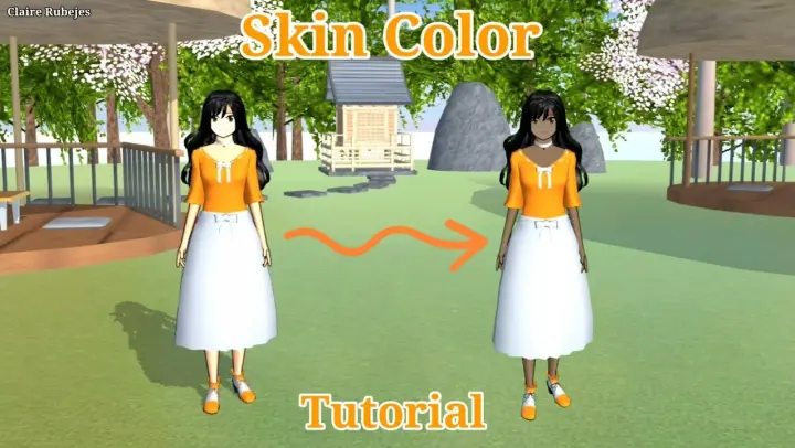 Change Skin Color Of Characters | SAKURA SCHOOL SIMULATOR  | TUTORIAL