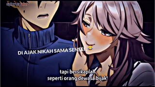 Ketika lu digoda sama ibu guru cantik gara-gara..🤗 || Jedag Jedug Anime