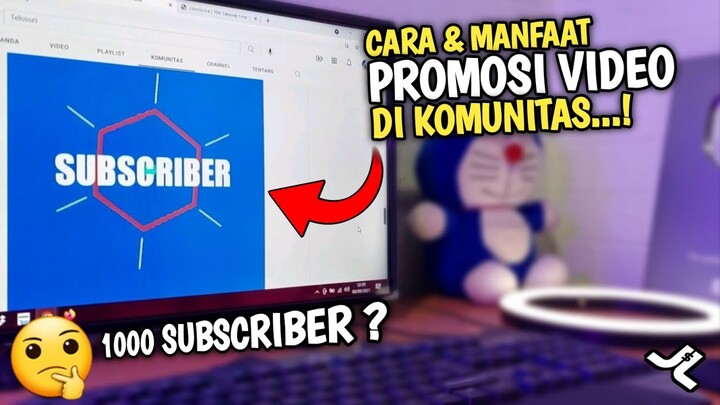 Cara Menambah Subscriber YouTube | Manfaat & Cara Promosi Di Tab Komunitas JalanSugik