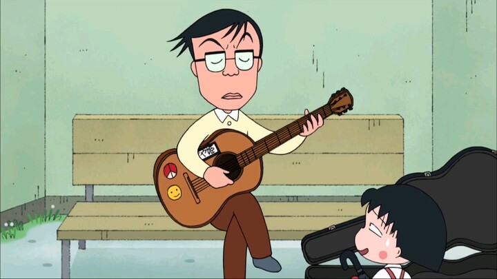 maruko mendengarkan pertunjukan aneh