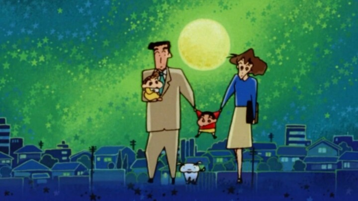 Crayon Shin-chan new episode ed Ogawa Nanao Moonlight Falling Night